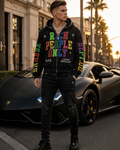 Rich People Only Luxury Zip Hoodie Set
