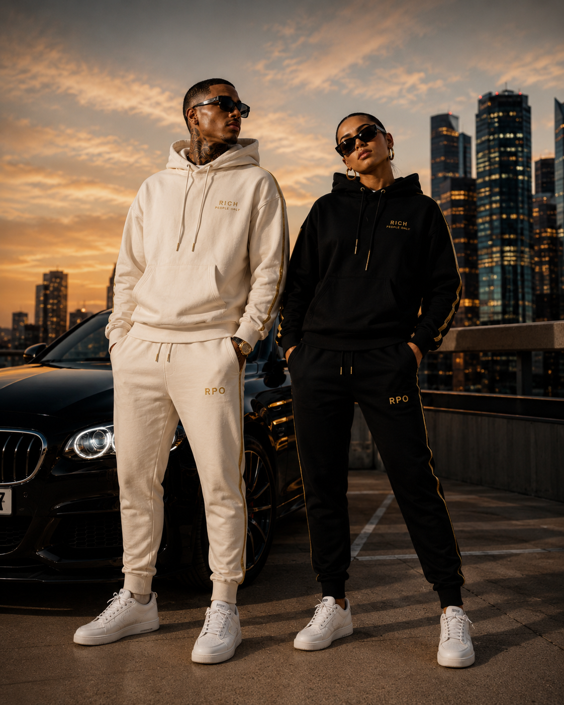 Rich People Only Signature beige Tracksuit