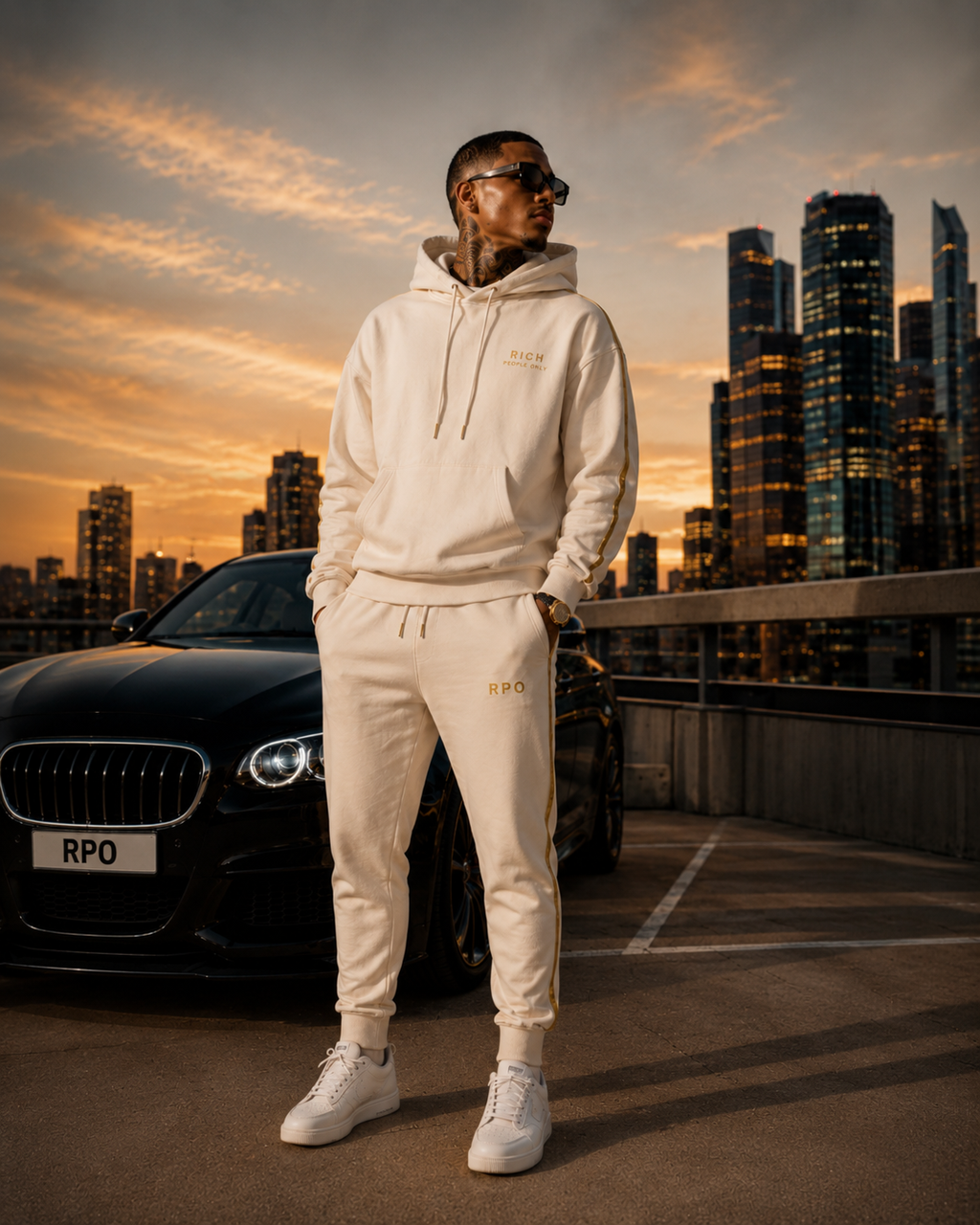 Rich People Only Signature beige Tracksuit