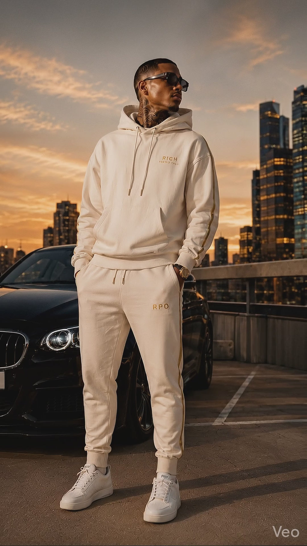 Rich People Only Signature beige Tracksuit
